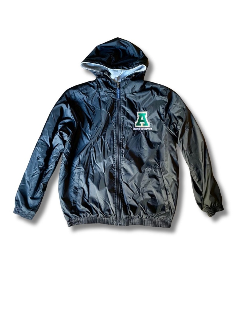 Black Parka With Green A Cross Country, Size S